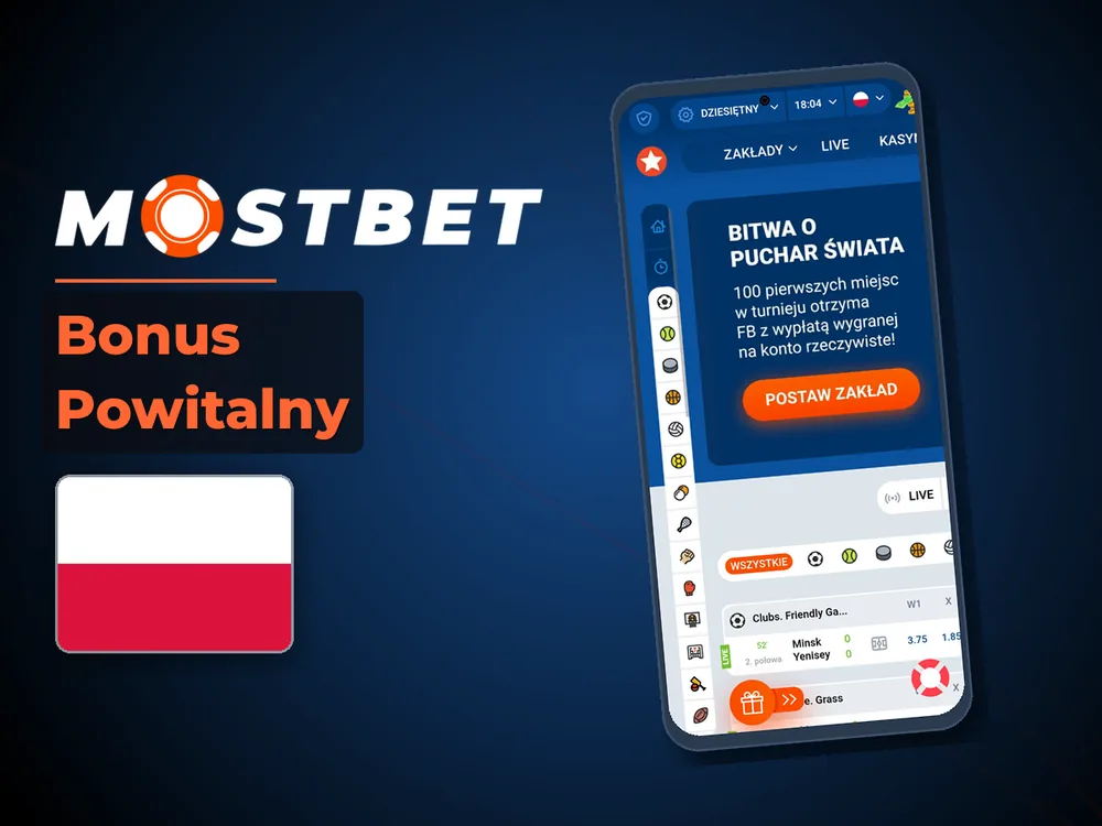 Mostbet - Bonus Powitalny