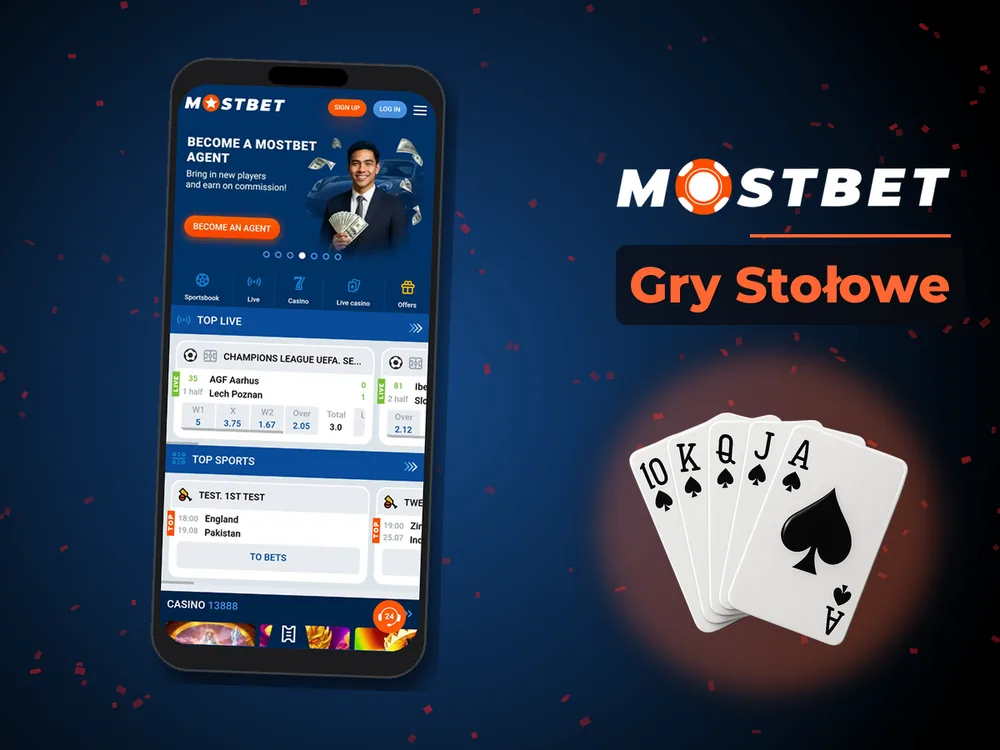 Mostbet - Gry Stołowe