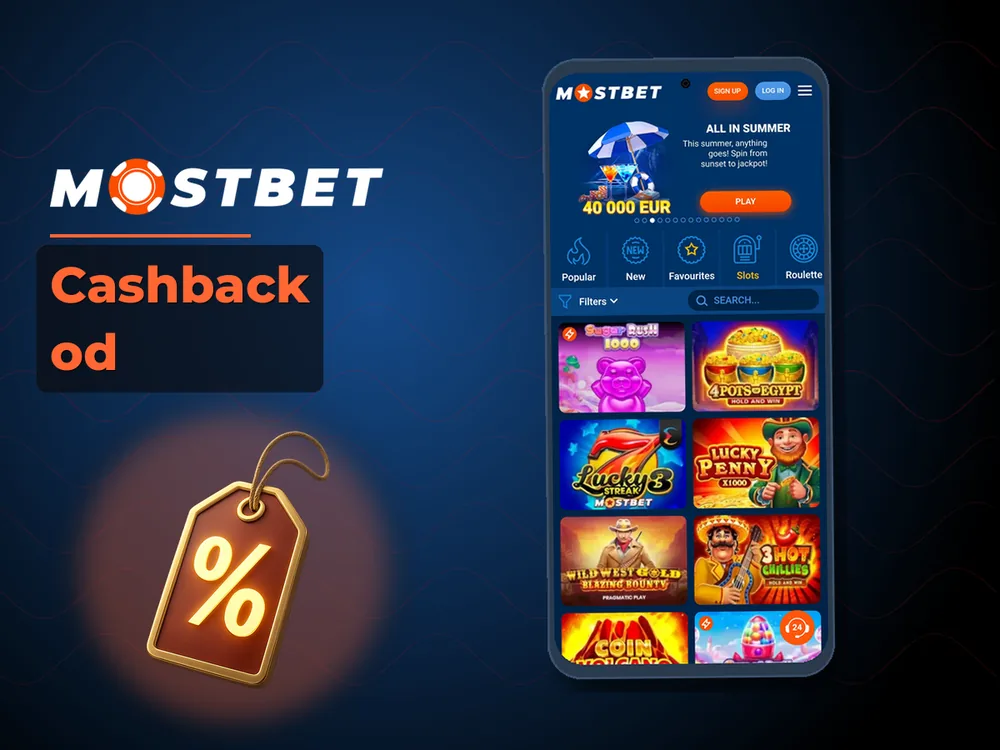 Mostbet - Cashback od