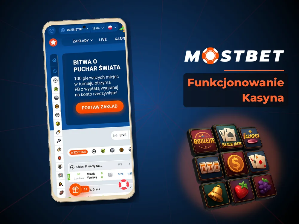 Mostbet - Funkcjonowanie Kasyna