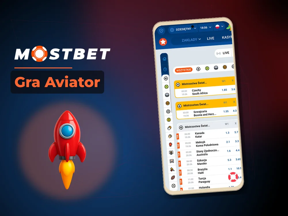 Mostbet - Gra Aviator