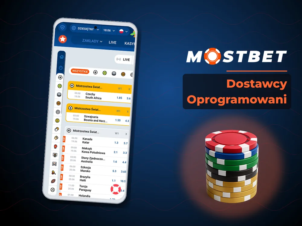 Mostbet - Dostawcy Oprogramowani