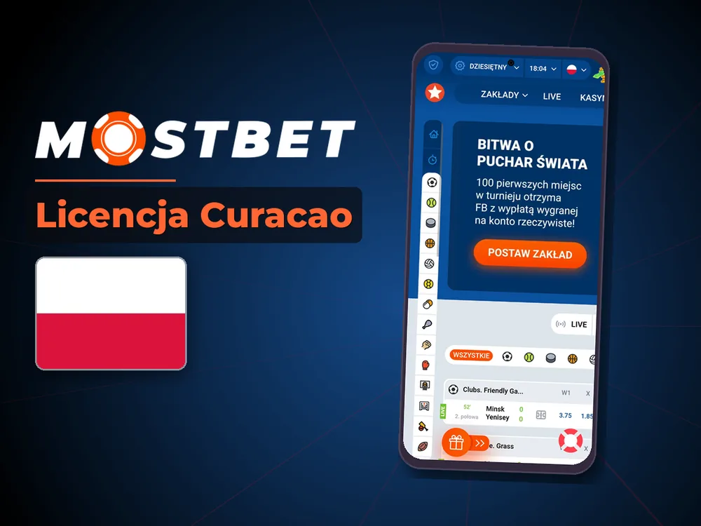 Mostbet - Licencja Curacao