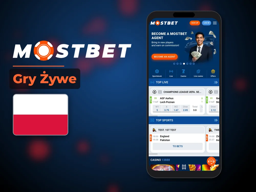 Mostbet - Gry Żywe