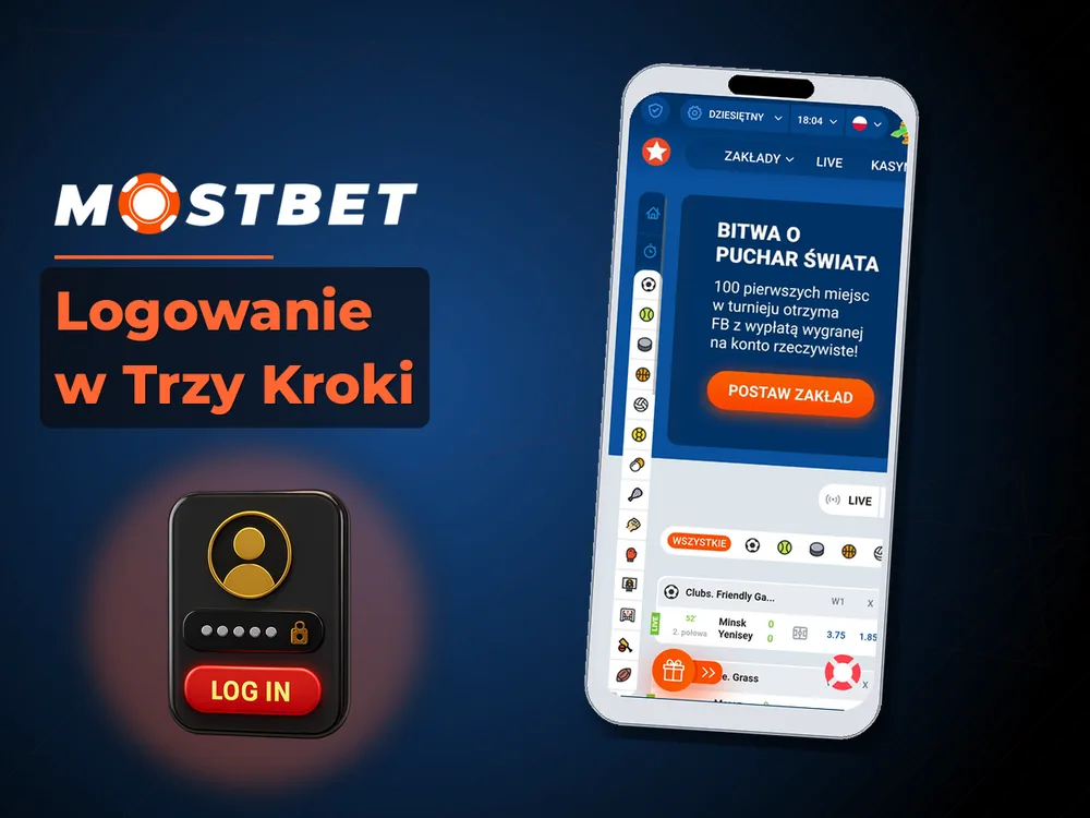 Mostbet - Logowanie w Trzy Kroki