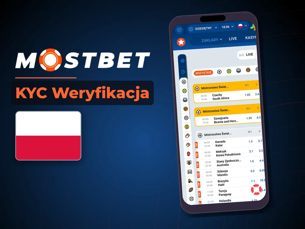 Mostbet - KYC Weryfikacja