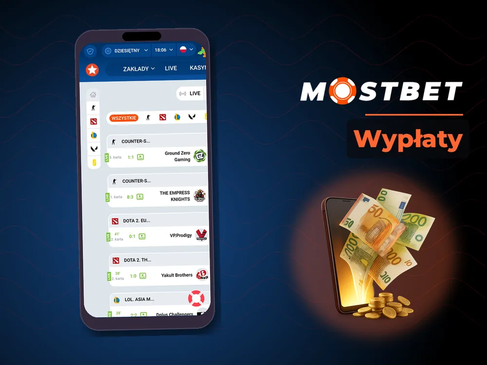 Mostbet - Wypłaty