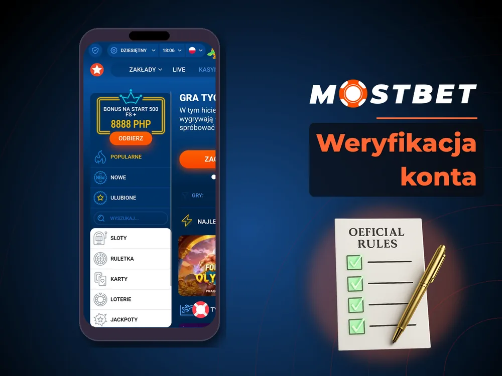 Mostbet - Weryfikacja konta