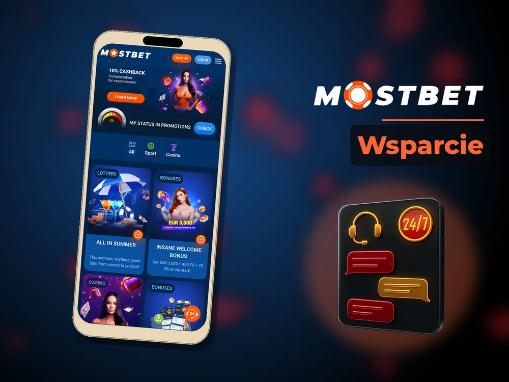 Mostbet - Wsparcie