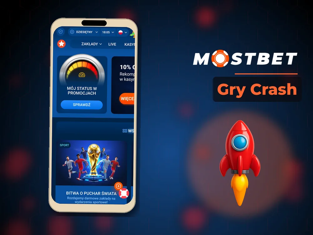 Mostbet - Gry Crash